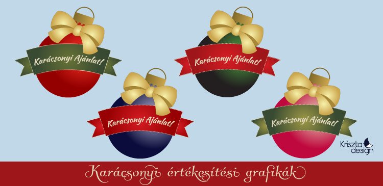 Xmas freebie: Karácsonyi értékesítési grafikák