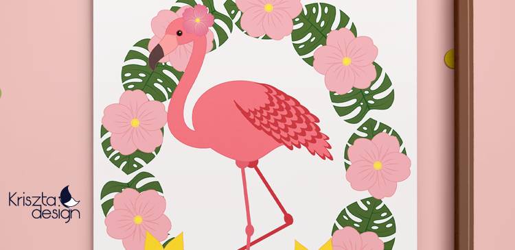 Colors of summer – flamingós színezőlap