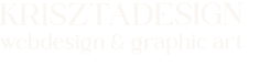 krisztadesign logo white